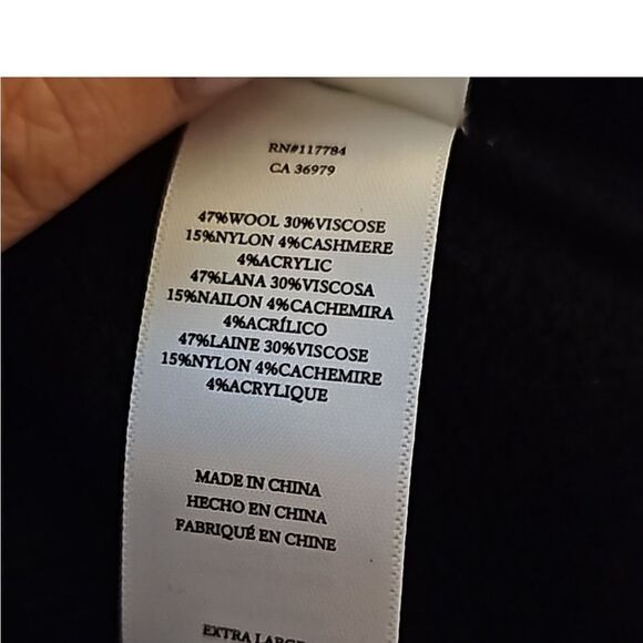 NWT Rails Reese Rainbow Stars Wool cardigan in black XL - Picture 7 of 8